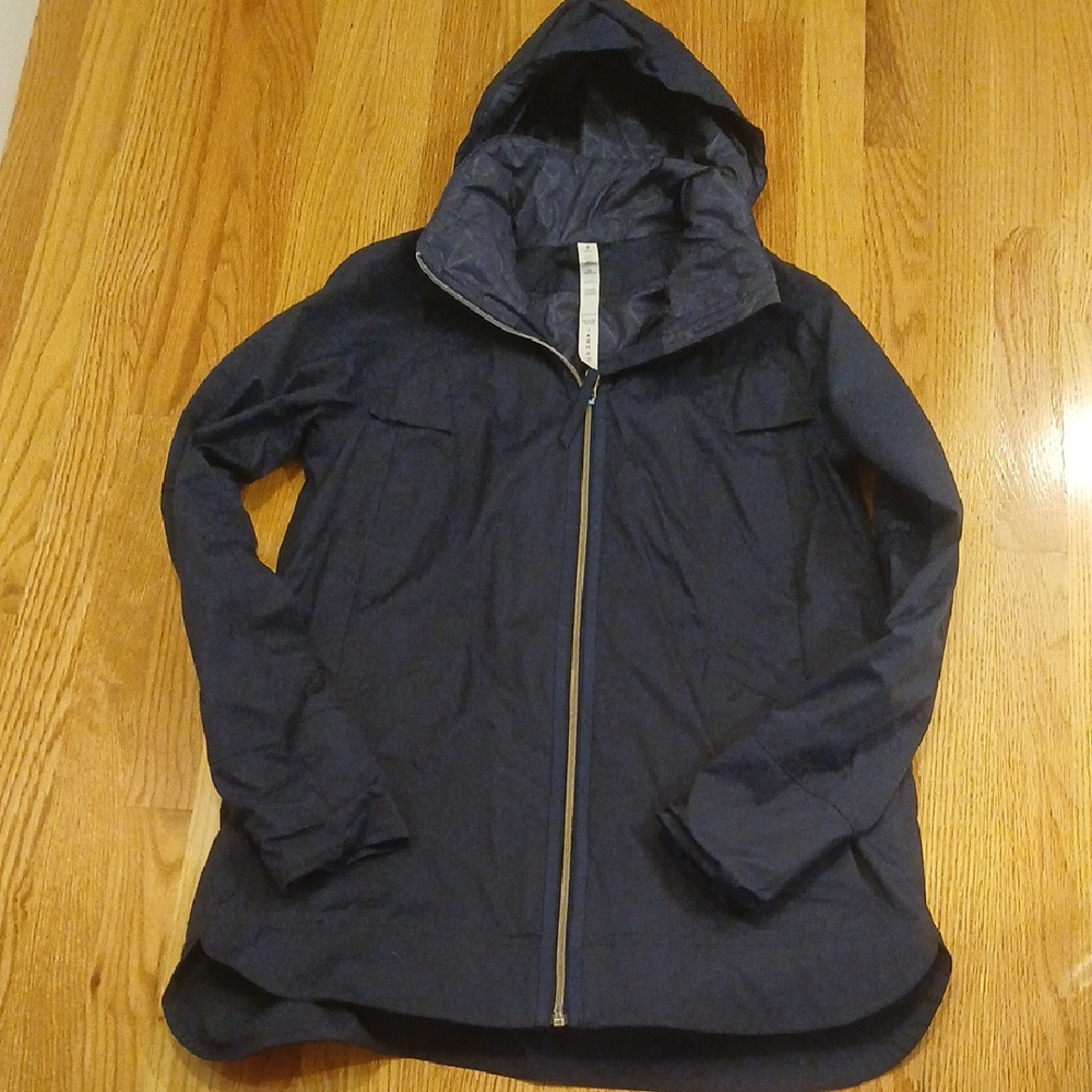 Lululemon Athletica Navy Ski Jacket with Hood